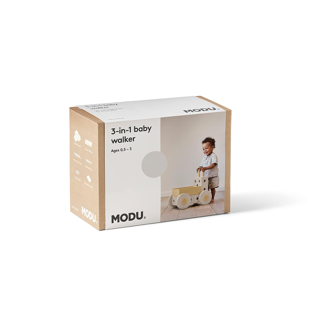 Modu 3-in-1 Lauflernwagen Sand