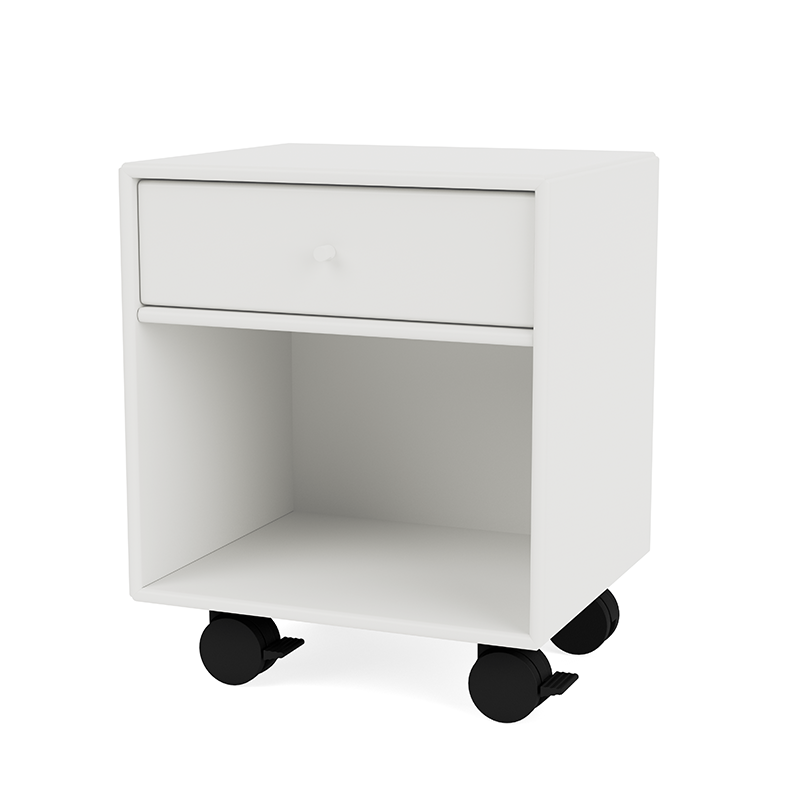 Montana Nachttisch mit Rollen 'DREAM' White