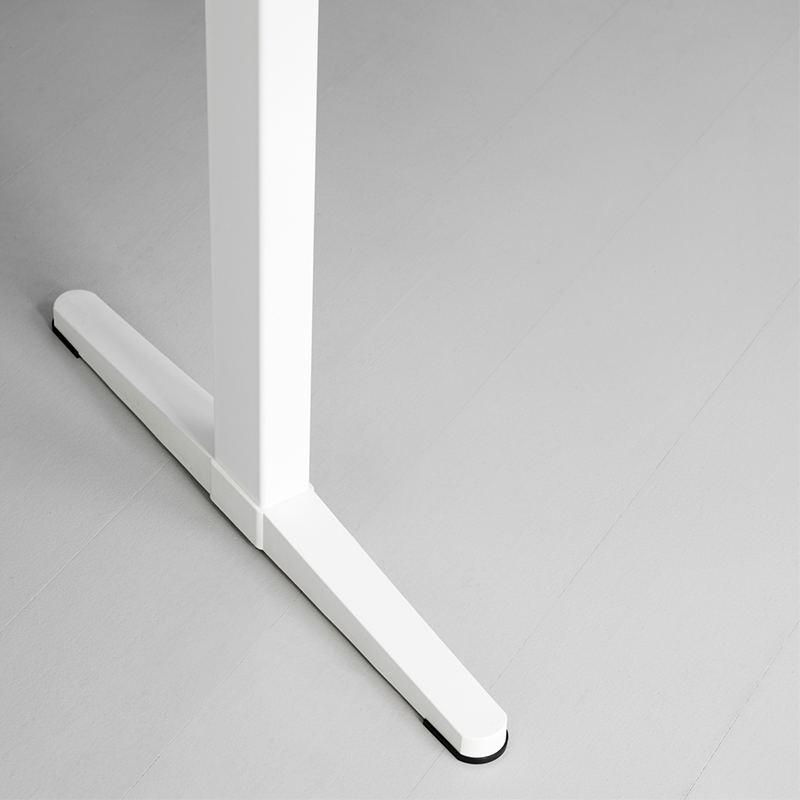 Tischbein von Montana Schreibtisch in Weiss. 
