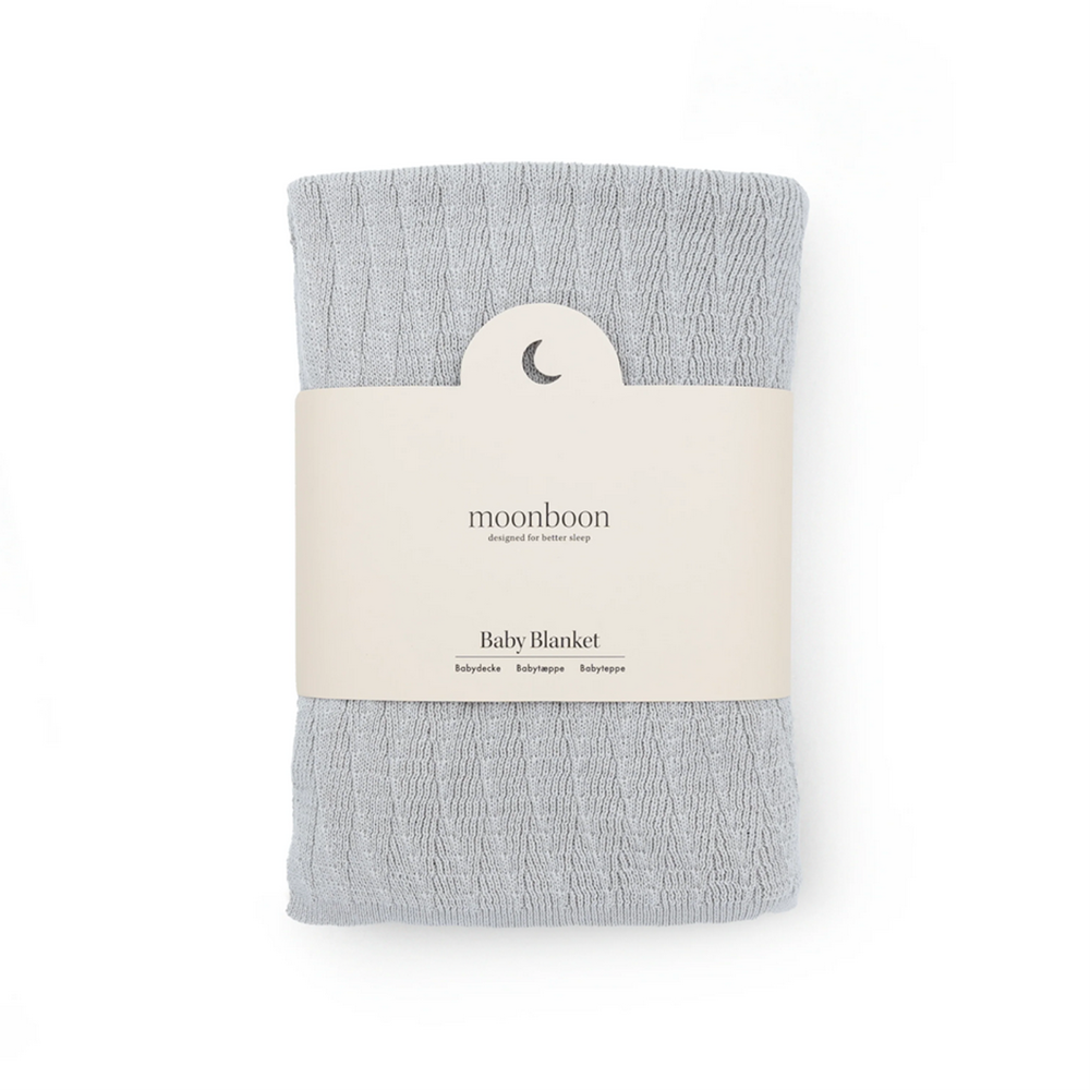 Moonboon Baby Knitted Blanket Lunar Rock