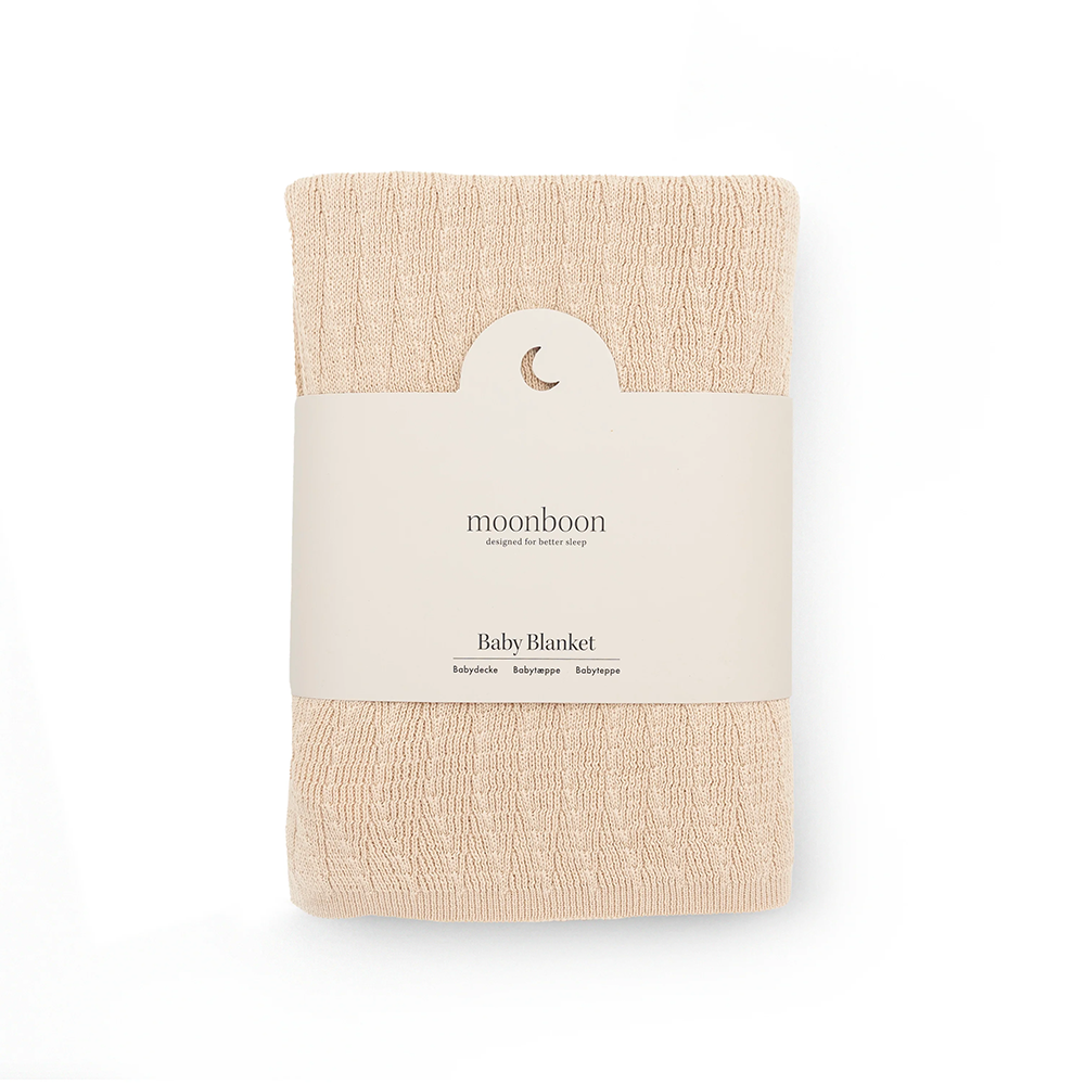 Moonboon  Baby Strickdecke Rose Clouds
