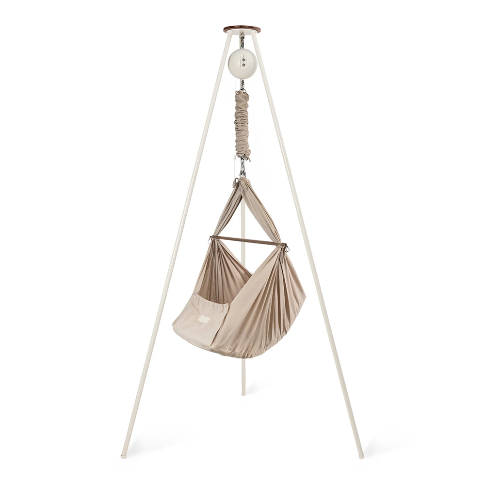 Moonboon Classic Bundle Connect Federwiege Weiss/Earth