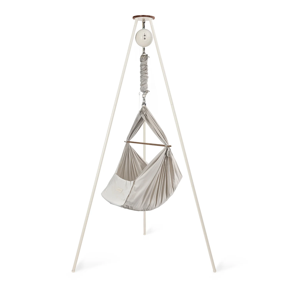 Moonboon Classic Bundle Connect Federwiege Weiss/Lunar Rock