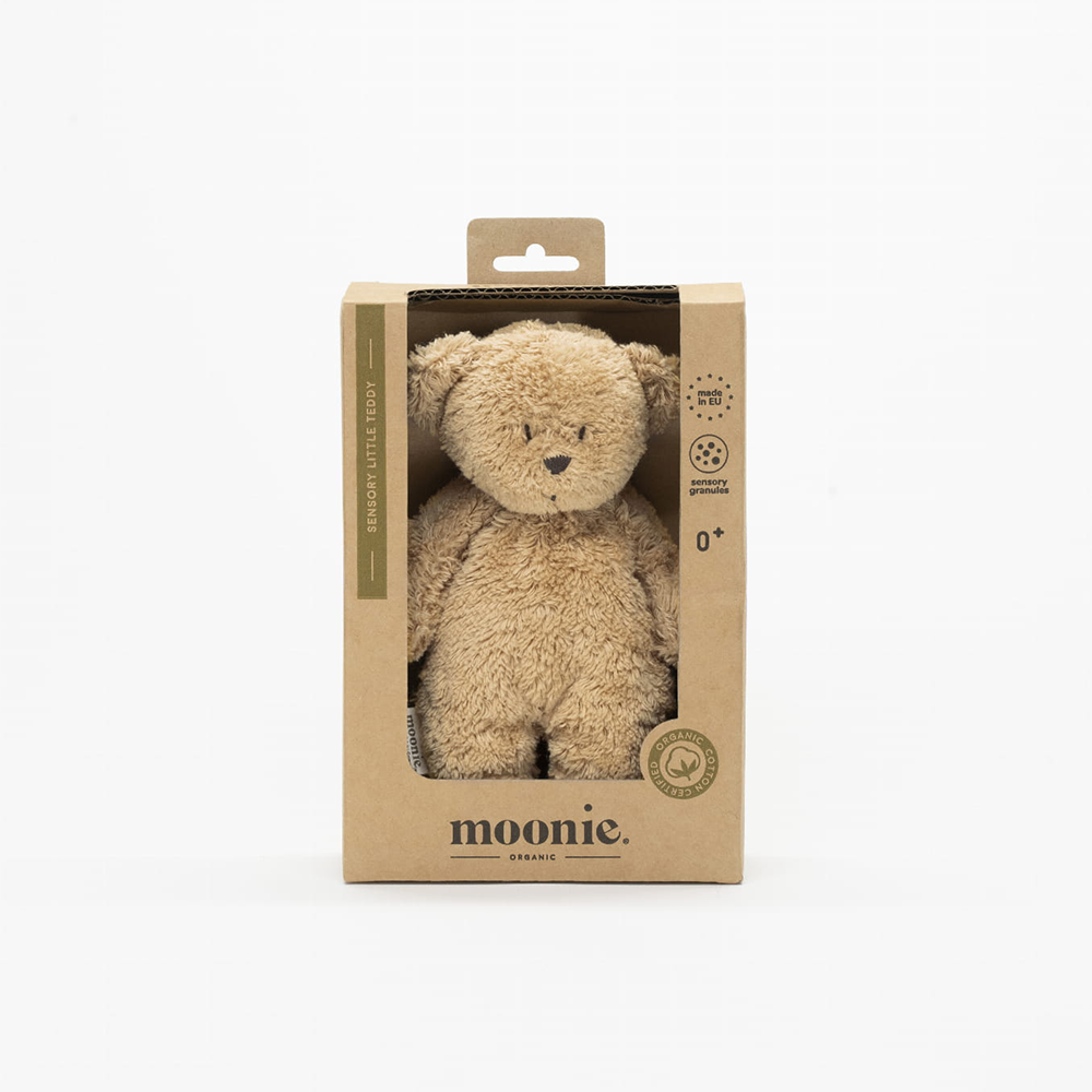 Moonie Teddybär &#39;Sensory&#39; Klein Cappuccino