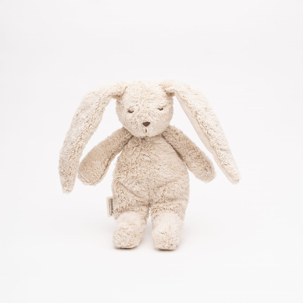 Moonie Kuscheltier Hase 'Sensory' Klein Sand - Online MY SNOWFLAKE