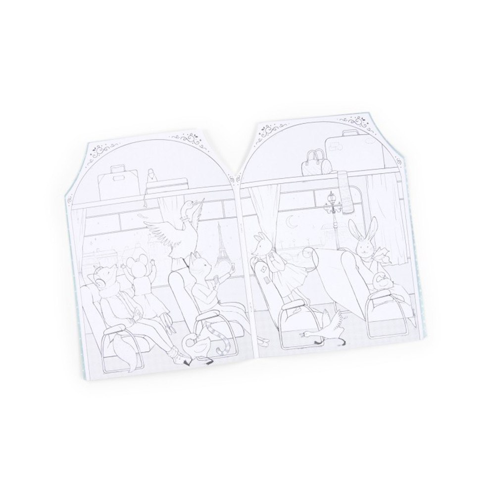 Moulin Roty  Stickerheft La petite école de danse