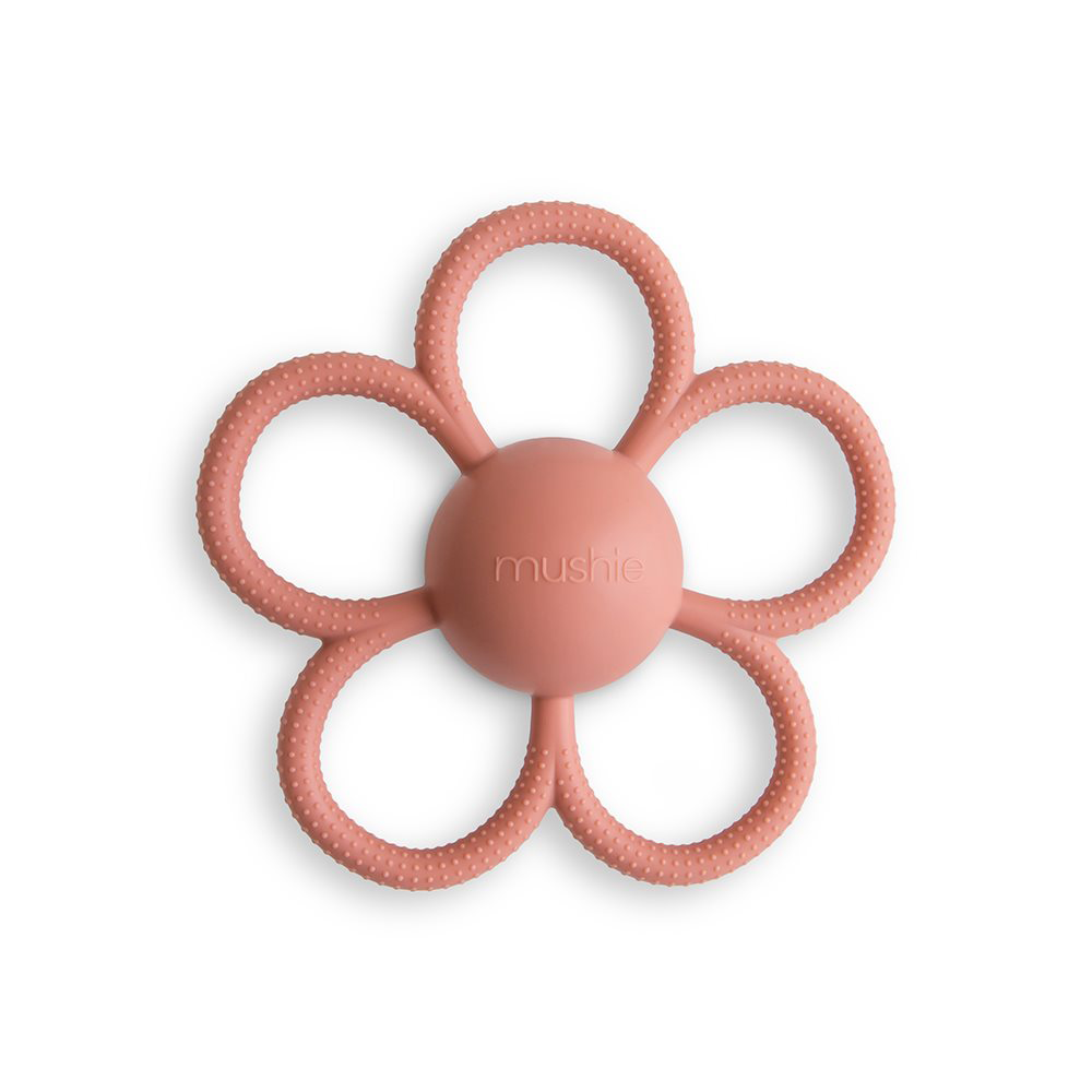 Mushie Beissring mit Rassel 'Daisy' Dusty Rose - Online MY SNOWFLAKE