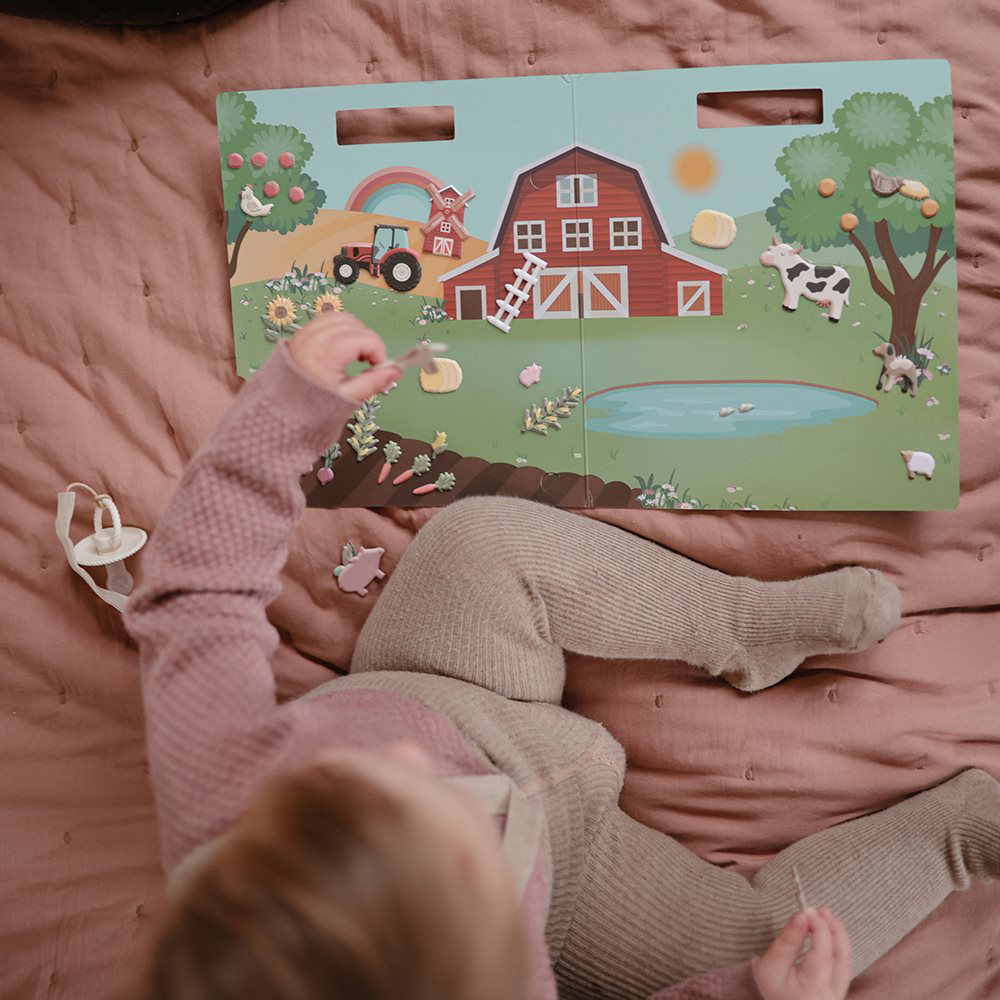 Mushie Wiederverwendbares Sticker-Set Farm - Online MY SNOWFLAKE