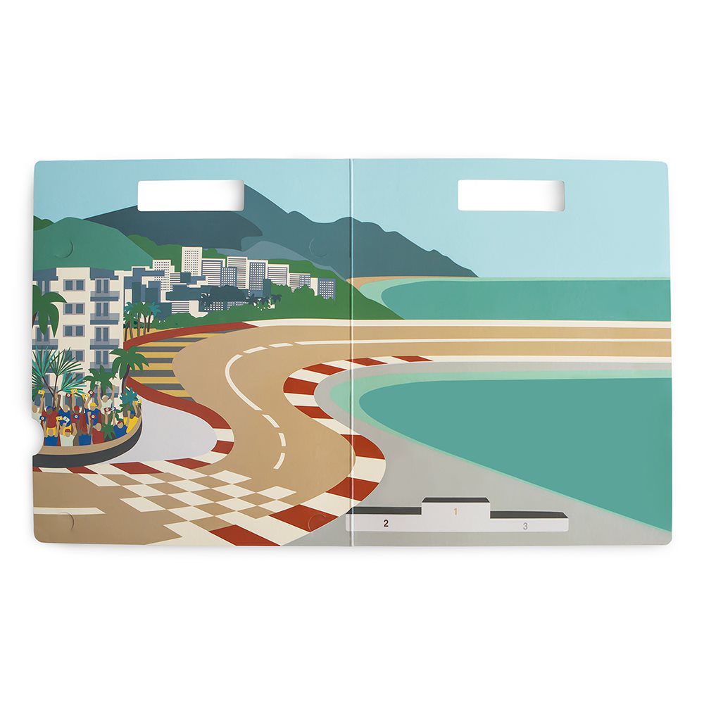 Mushie Wiederverwendbares Sticker-Set Race Cars