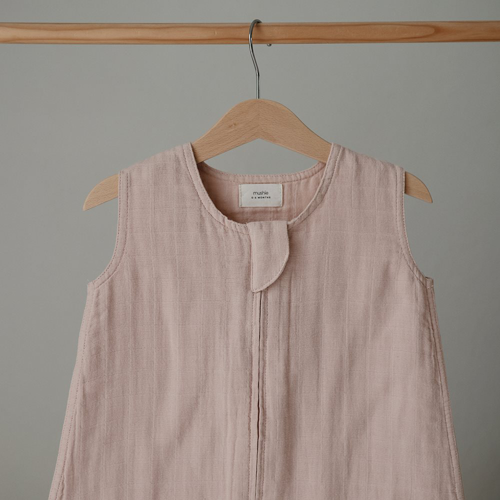 Mushie Sommer Schlafsack 0-6 M Blush