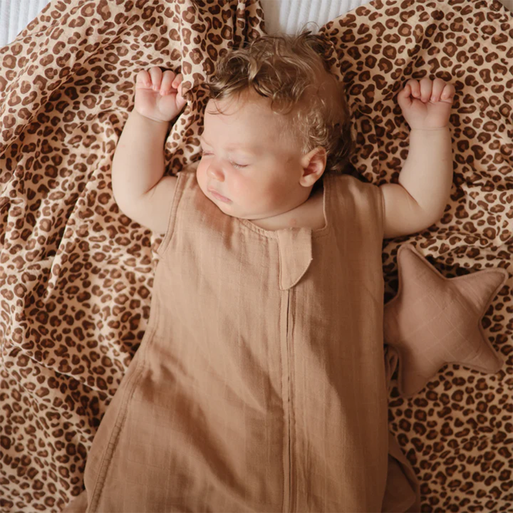 Mushie Sommer Schlafsack 0-6 M Natural