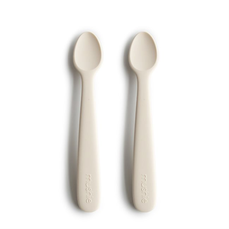 Mushie Baby Löffel 2er Set Ivory