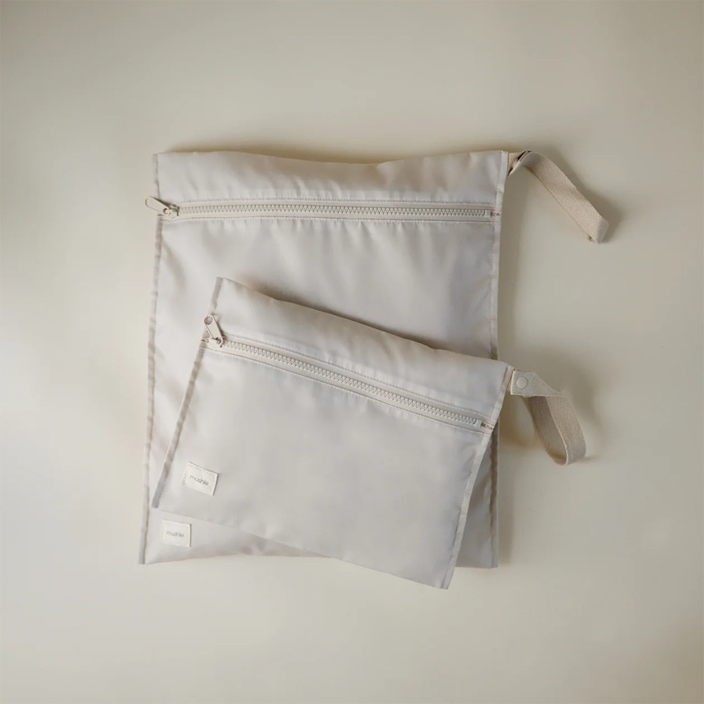 Mushie 2er Set Wet Bag Fog - Online MY SNOWFLAKE