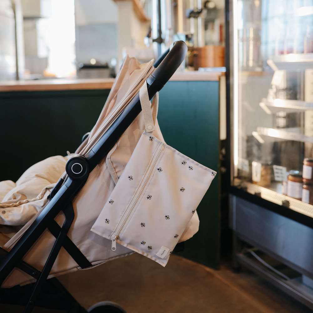 Mushie 2er Set Wet Bag Bees - Online MY SNOWFLAKE