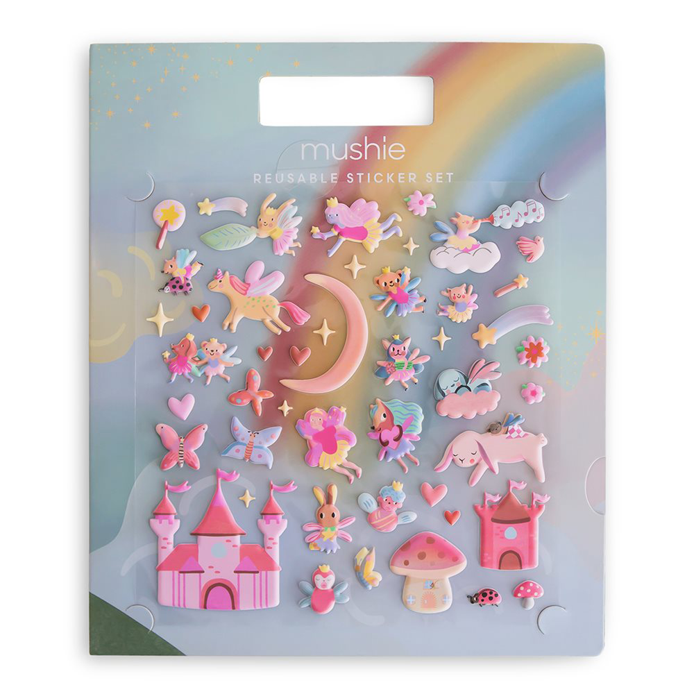 Mushie Wiederverwendbares Sticker-Set Fairies - Online MY SNOWFLAKE