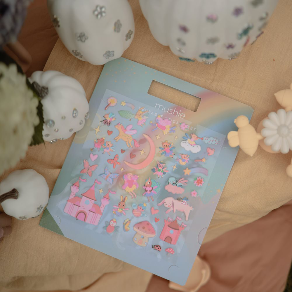 Mushie Wiederverwendbares Sticker-Set Fairies - Online MY SNOWFLAKE