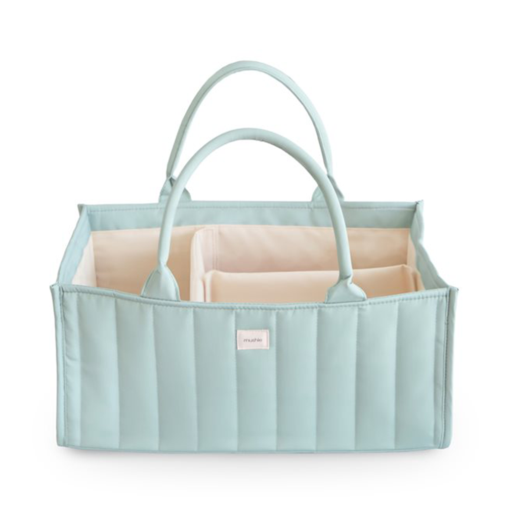 Mushie Windelkorb/Windel Caddy Roman Green