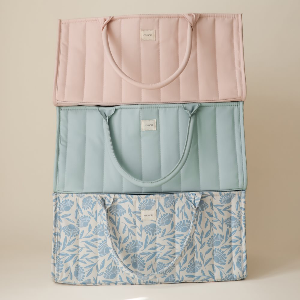 Mushie Windelkorb/Windel Caddy Roman Green