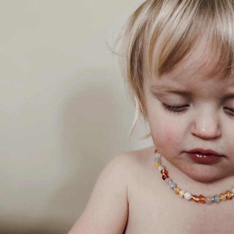 Nirrimis Bernsteinkette für Kinder Lilly