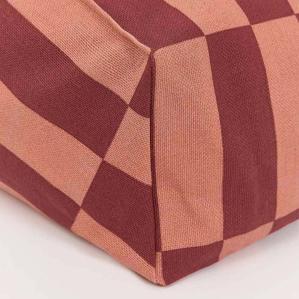 Nobodinoz Armchair Sitzsack 'Vibes' Maroon Tiles