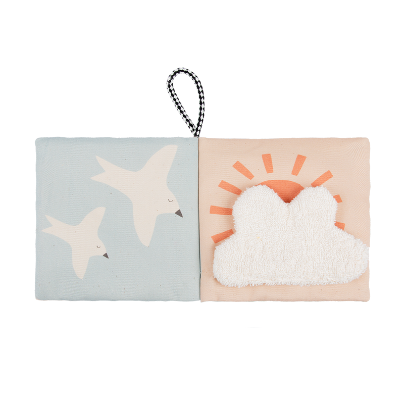Nobodinoz Babybuch aus Stoff Sweet Home