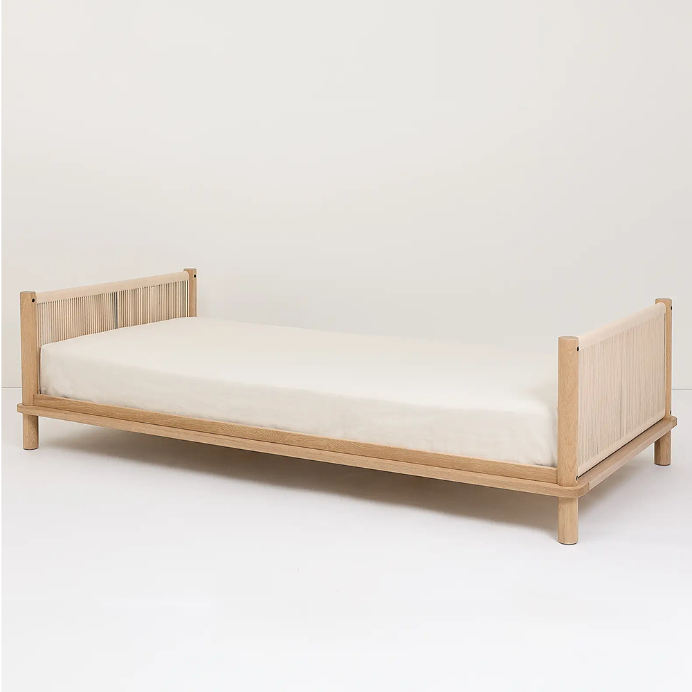 Nobodinoz Einzelbett 90 x 200 &#39;Latitude&#39; aus Eichenholz