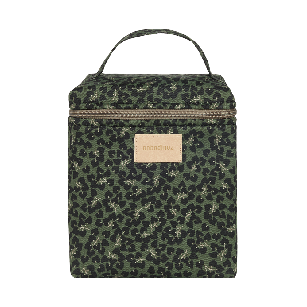 Nobodinoz Thermal Bag for Baby Bottle 'Hyde Park' Forest Yumiko