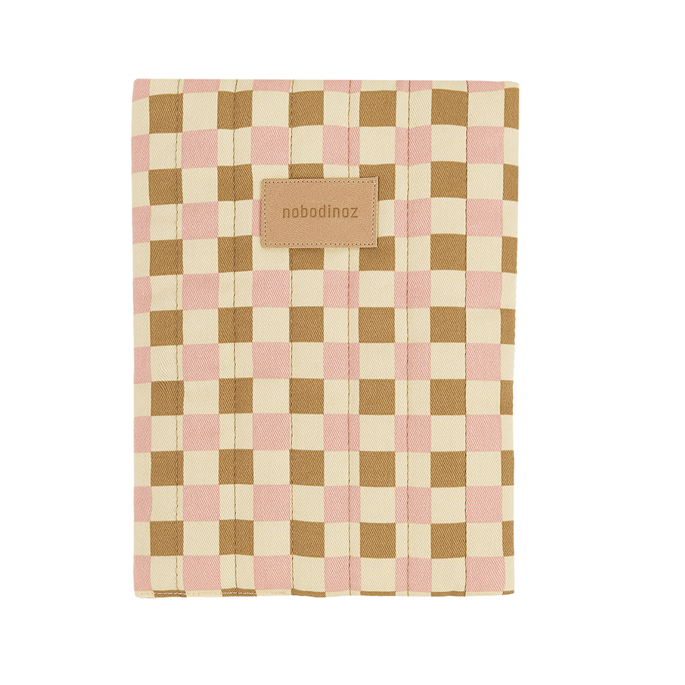 Nobodinoz Gesundheitsheft-Hülle 'Hyde Park' Yellow Pink Mosaic