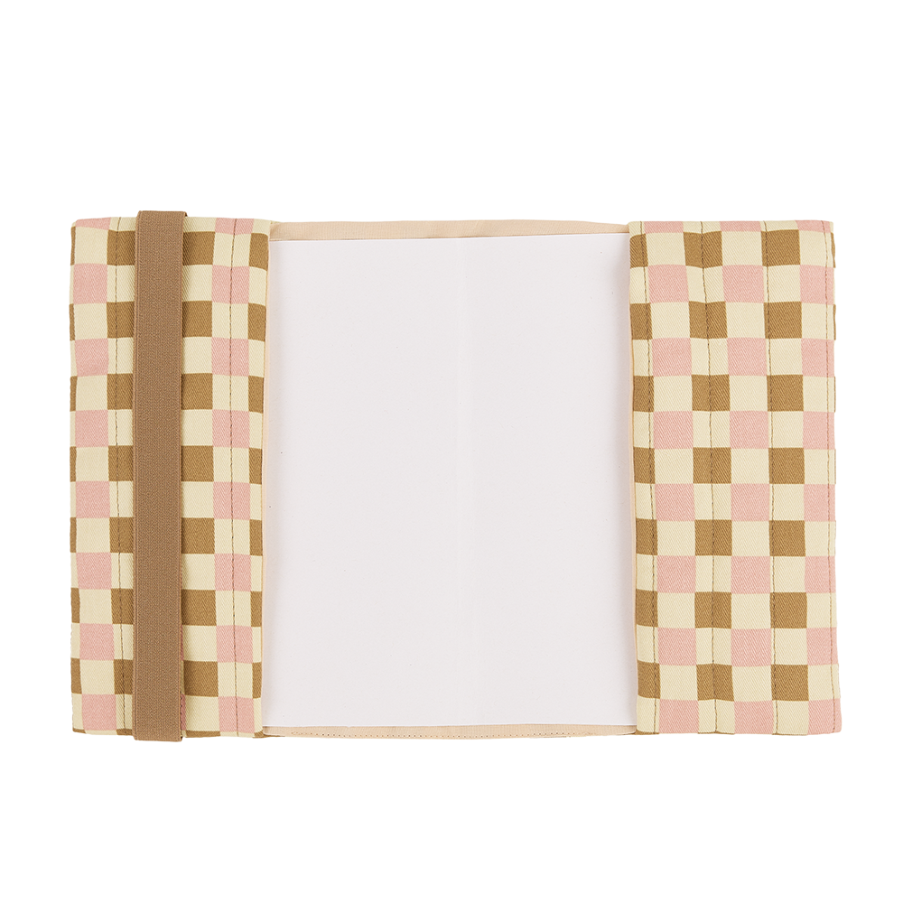 Nobodinoz Gesundheitsheft-Hülle 'Hyde Park' Yellow Pink Mosaic