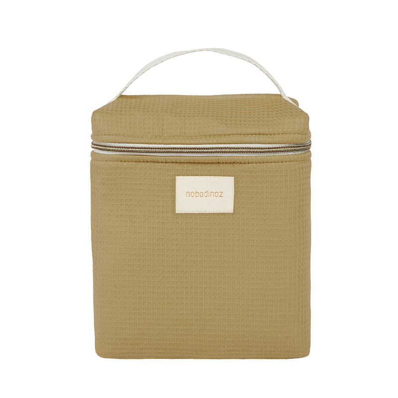 Nobodinoz Thermotasche für Babyflaschen &#39;Concerto Opera&#39; Olive Green