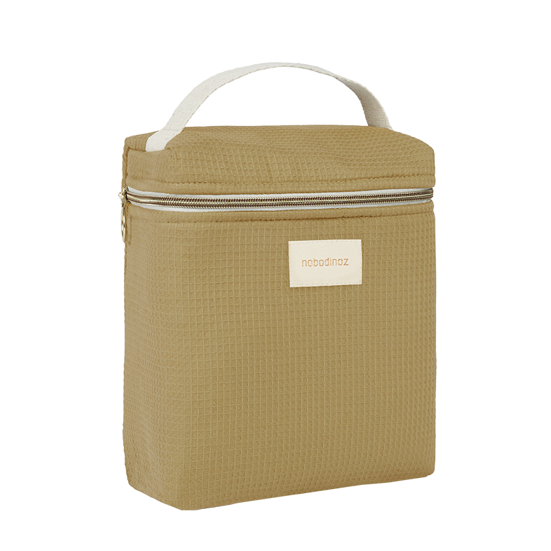 Nobodinoz Thermotasche für Babyflaschen &#39;Concerto Opera&#39; Olive Green