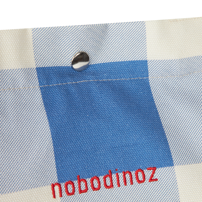 Nobodinoz Maxi Bag &#39;Portofino&#39; Blue Checks