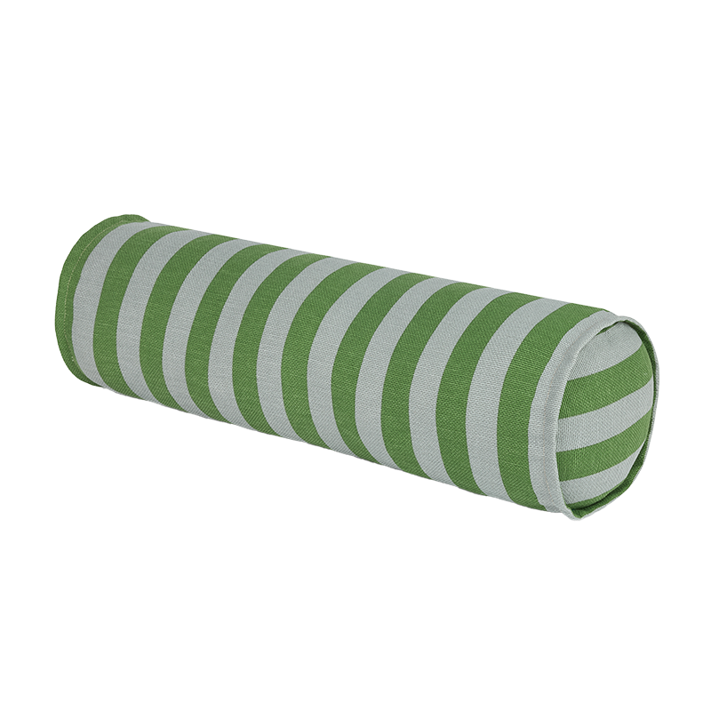 Nobodinoz Kissen &#39;Vibes&#39; Green Blue Stripes