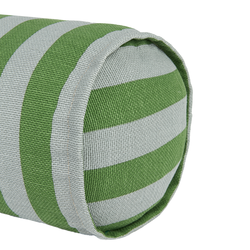 Nobodinoz Kissen &#39;Vibes&#39; Green Blue Stripes