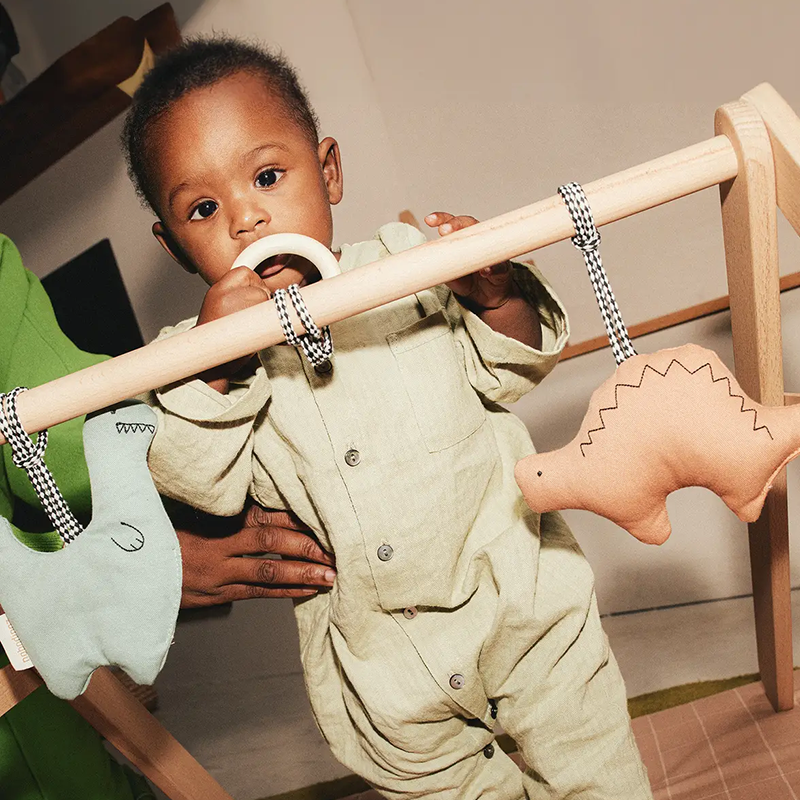 Nobodinoz Spielbogen mit Anhängern 'Dino'