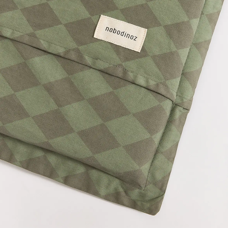 Nobodinoz Spielmatratze &#39;Vibes&#39; Harlequin Green