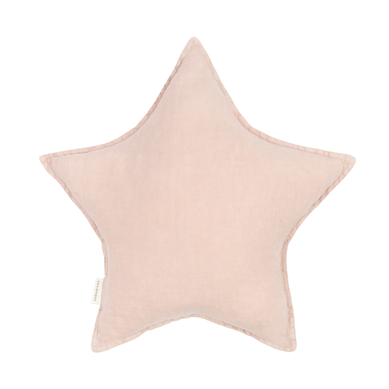 Kissen in Rosa in Form eines Sternes von Nobodinoz