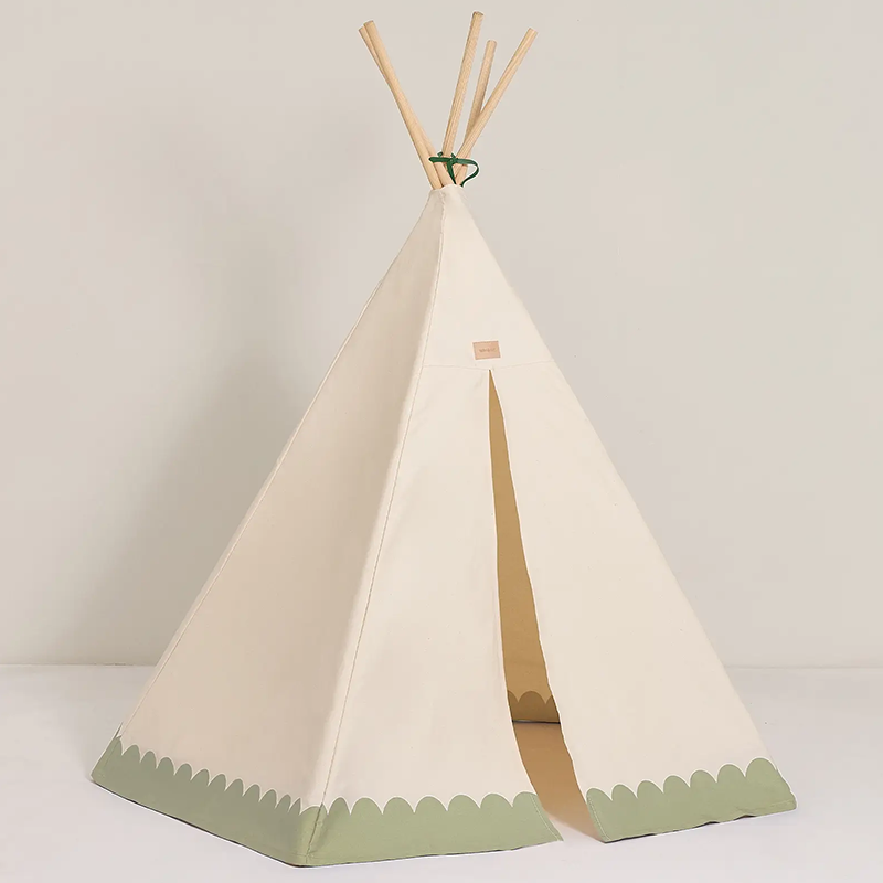 Nobodinoz  Arizona Tipi Zelt &#39;Vibes&#39; Green