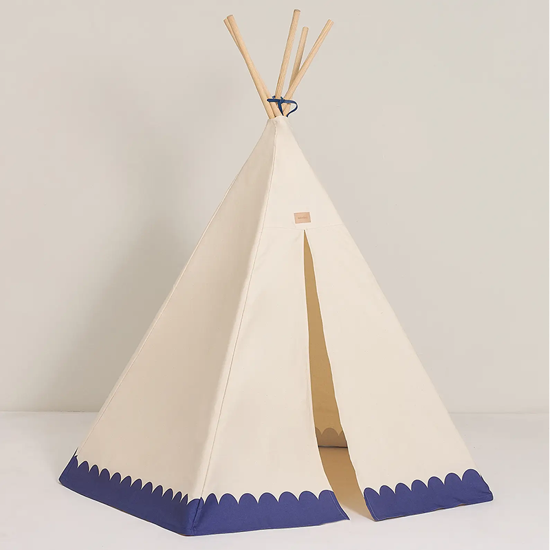 Nobodinoz  Arizona Tipi Zelt &#39;Vibes&#39; Blue