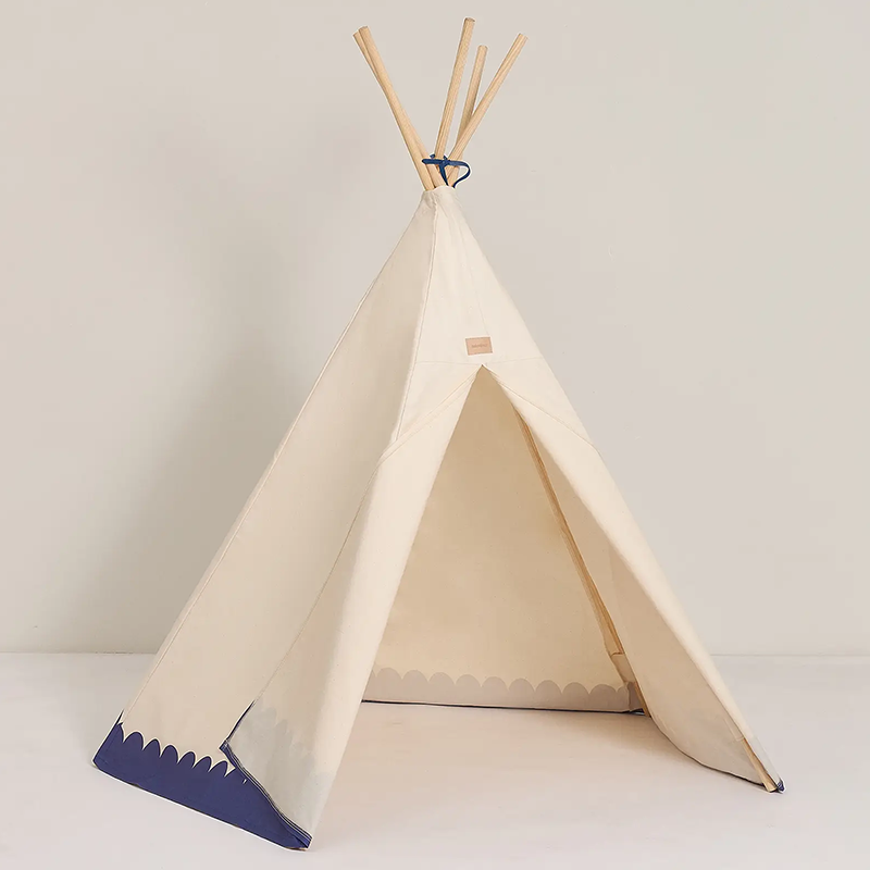 Nobodinoz  Arizona Tipi Zelt &#39;Vibes&#39; Blue