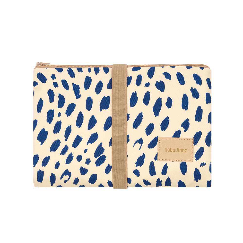 Nobodinoz  Wickelunterlage &#39;Hyde Park&#39;  Leonie Blue