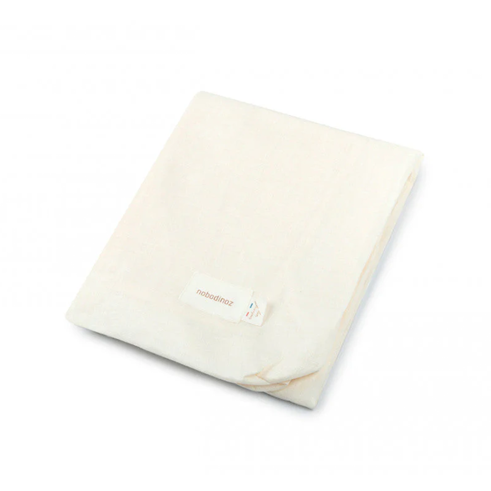 Nobodinoz Wickelkissenbezug 'Lin Francais' Off White - Online MY SNOWFLAKE