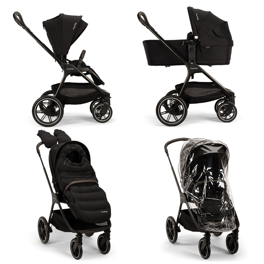 NUNA Triv lx All-in-One Set Caviar