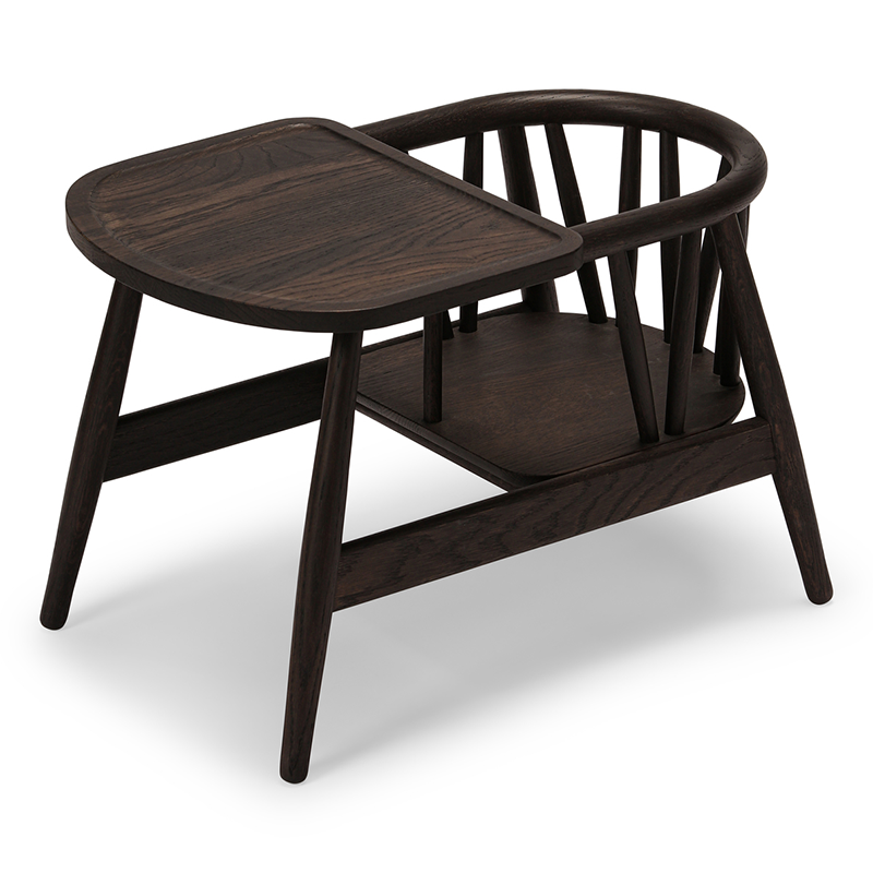 Oaklings Chaise enfant 'SMILLA' Chêne Fumé. 