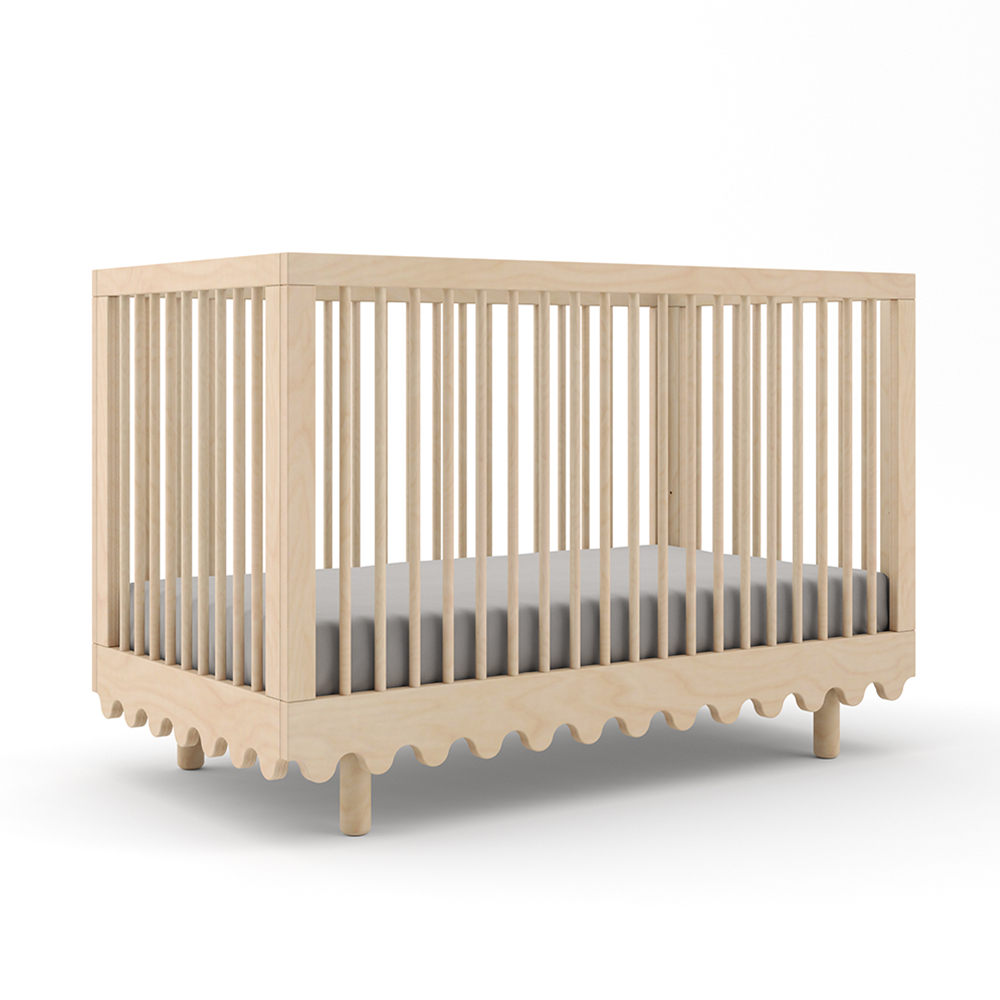 Oeuf NYC  Babybett &#39;Moss&#39; Birke  70 x 140 cm
