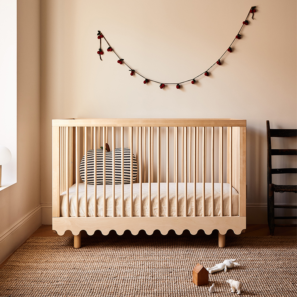 Oeuf NYC  Babybett &#39;Moss&#39; Birke  70 x 140 cm