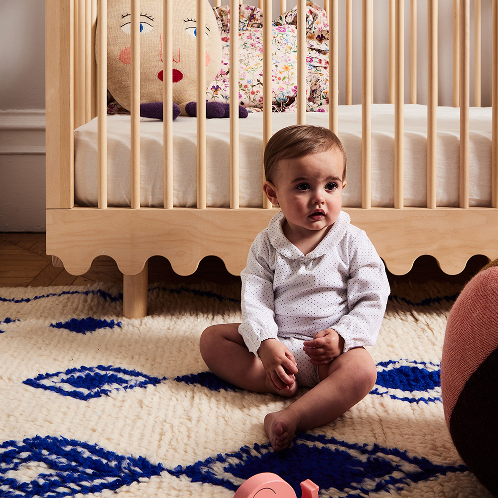 Oeuf NYC  Babybett &#39;Moss&#39; Birke  70 x 140 cm