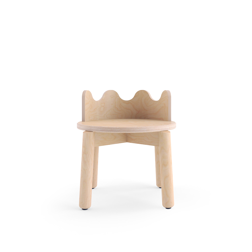 Oeuf NYC  Kinderstuhl &#39;Moss&#39; 2er Set  Birke