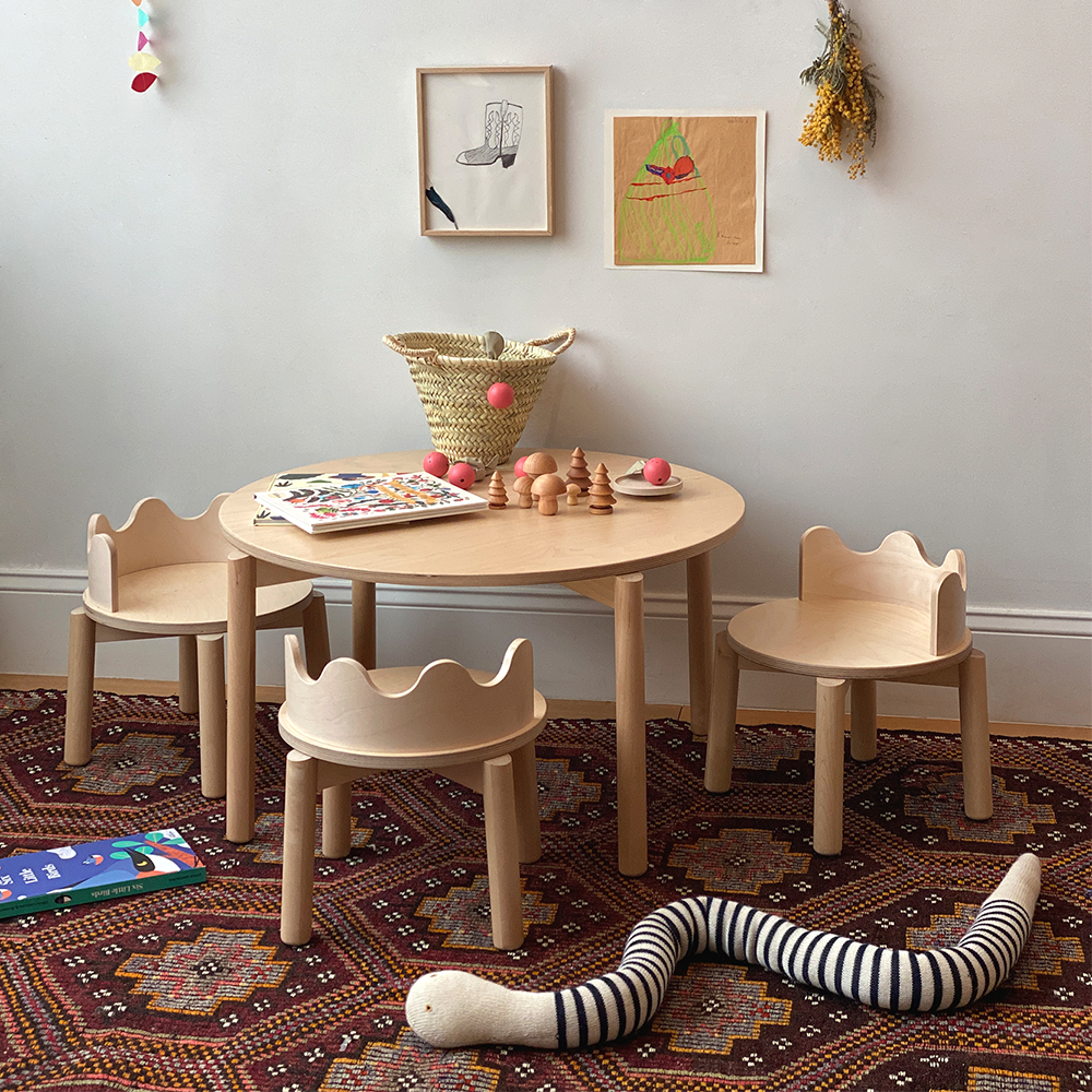 Oeuf NYC  Kinderstuhl &#39;Moss&#39; 2er Set  Birke
