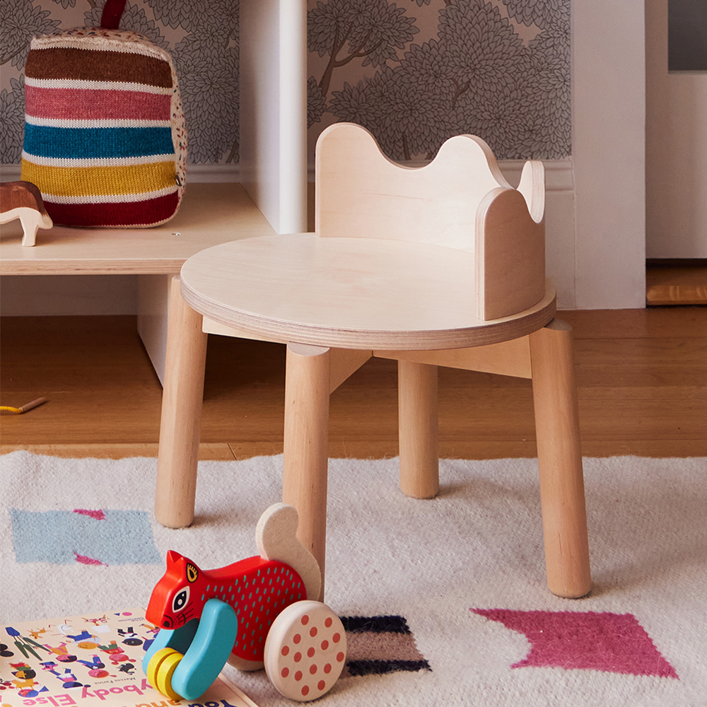 Oeuf NYC  Kinderstuhl &#39;Moss&#39; 2er Set  Birke